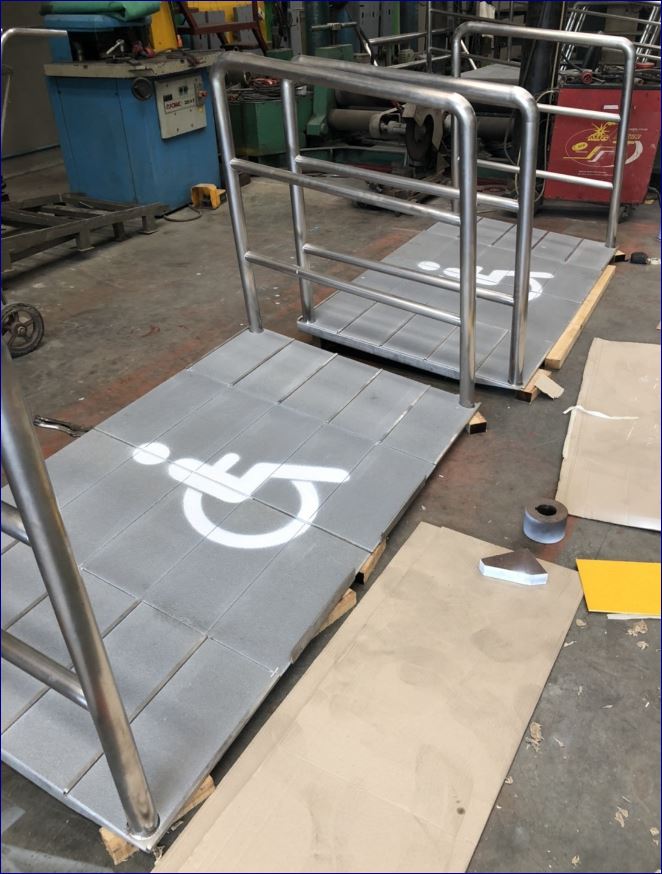 蹻Դ෻ѹ蹡ࢵз͹ʧԴ١ͺἧͺѹ 蹡ѹ蹷ҧԹ Anti-Slip FRP Walkway Ramp Panels 