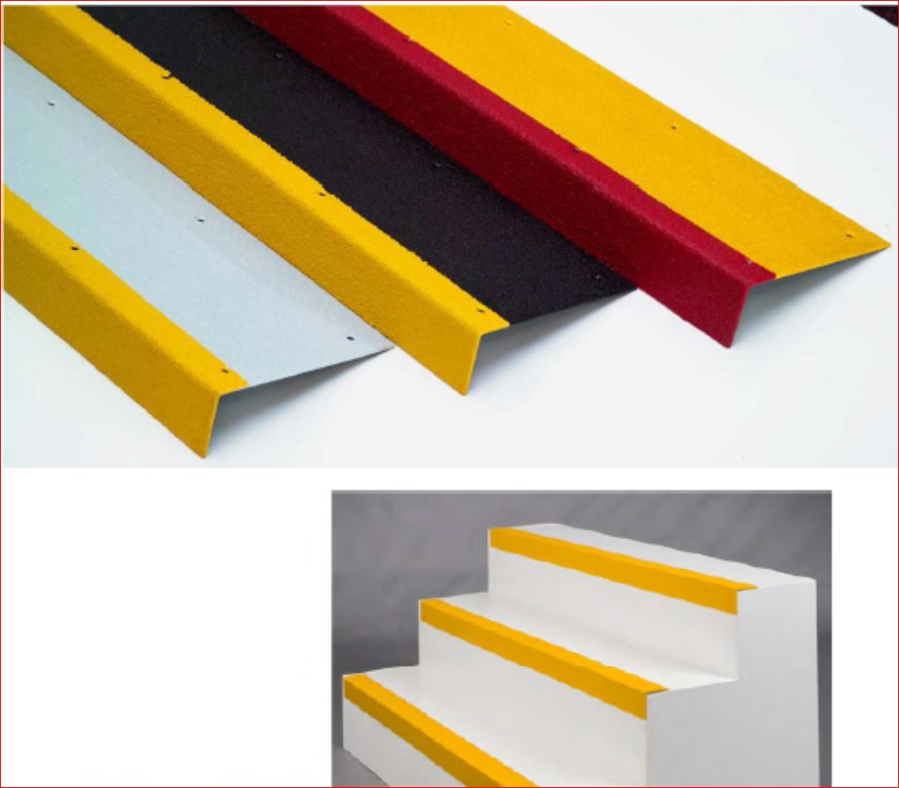 Stair Tread Nosing Step Cover Anti-Slip Sheeting, non skid surface tape, outdoor safety walk non slippery