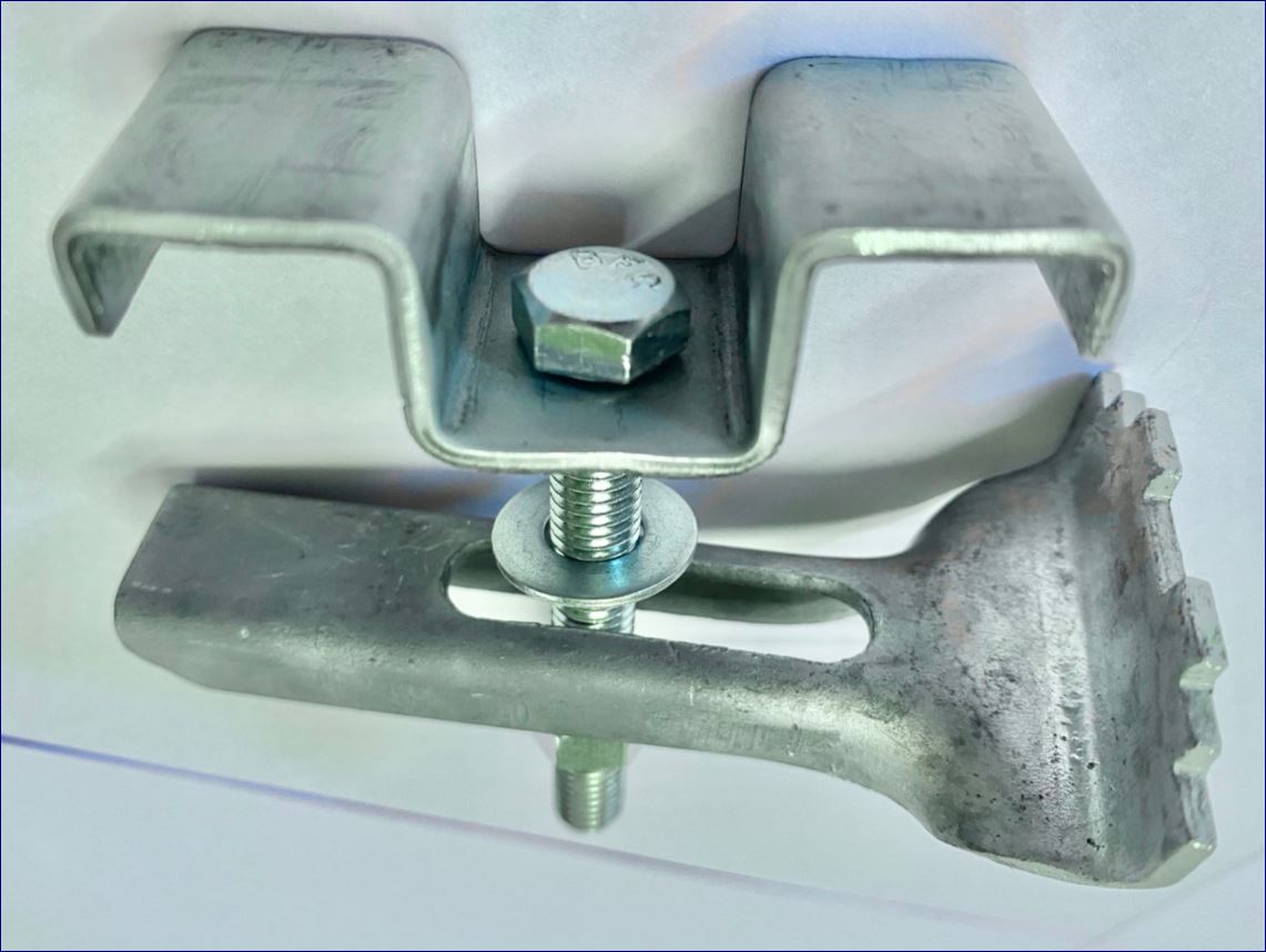 Anchoring Devices Saddle Fixing Clip Clamp Lock Fastenal Fastener Bar Stainless-Steel Grating อุปกรณ์ตัวคลิปล็อคยึดจับแผ่นตะแกรงเหล็ก