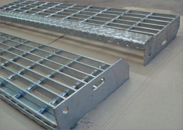 Anti-Slip Stair Tread Steel Grating ตะแกรงขั้นบันไดเหล็ก