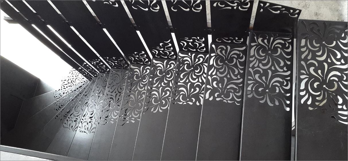    硩쵡 Ѻ 鹺ѹ 蹵§ ѧᾧ    Ladder Decorative Image Laser Cutting Metal Sheet Panel