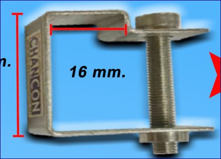 คลิปล็อคยึดจับแผ่นตะแกรงเหล็กกัลวาไนซ์ Steel Grating Saddle Fixing Clip Clamp Lock Fastener