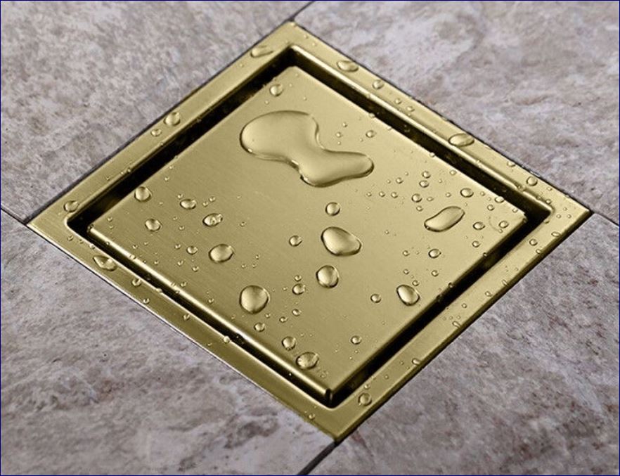 ฟลอร์เดรนตะแกรงดักกันกลิ่นพร้อมฝาครอบสแตนเลสในห้องน้ำแบบยาว Toilet Room Rectangular Long Floor Trench Drainage Trap Channel
