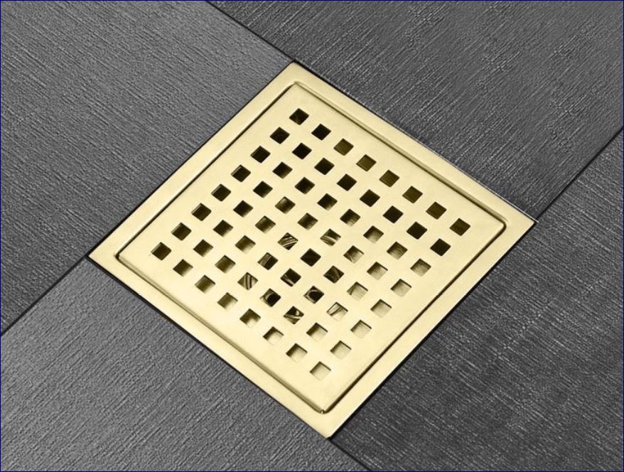 ฟลอร์เดรนตะแกรงดักกันกลิ่นพร้อมฝาครอบสแตนเลสระบายน้ำแบบยาว Toilet BathRoom Shower Long Stainless Floor Drainage Trap Channel