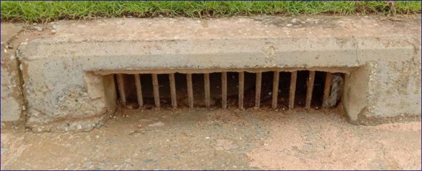 Curbed side Drain Inlet Grating เกรตติ้งตะแกรงดักขยะฝุ่นผงคันหินใบไม้ด้านคันหินรางยูข้างริมฟุตบาท