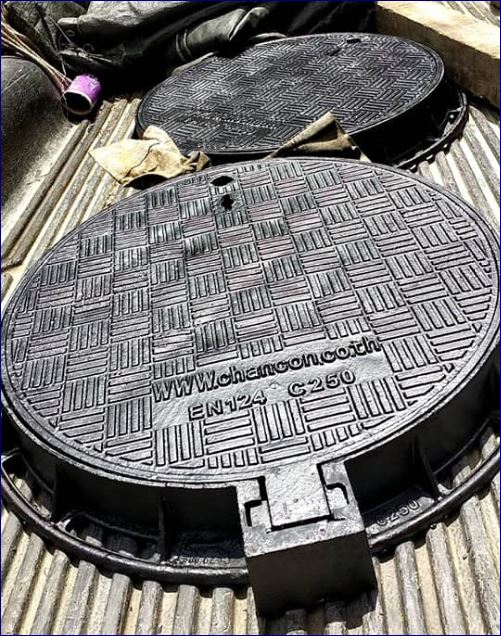 price ductile cast iron Manhole Grating Cover Knack แมนโฮลโคล๊ฟเวอร์ปิดบ่อเกรอะฝาปิดบ่อท่อพักเหล็กหล่อเหนียวระบบบำบัดน้ำเสีย