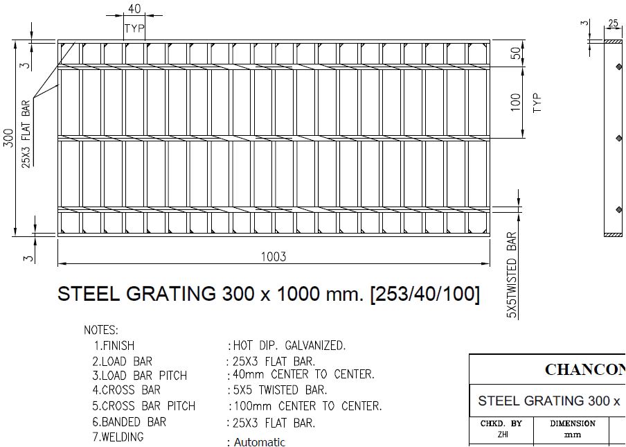 FrpStainlessSteel Grating เกรตติ้งตะแกรงขั้นบันไดเหล็กฝาปิดบ่อครอบท่อพักระบายน้ำ