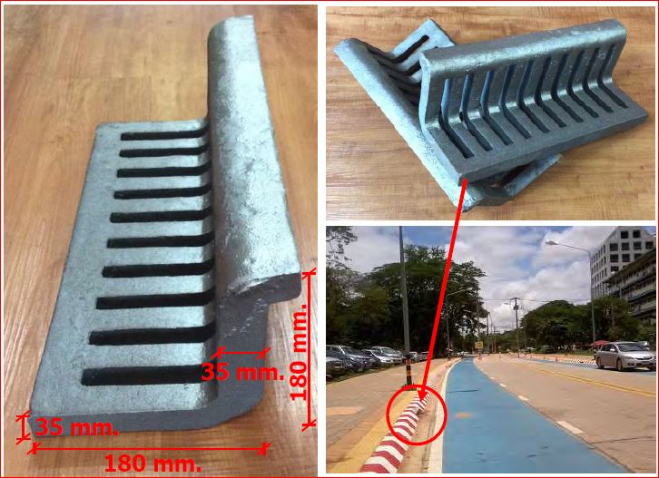  scupperdrivewaygratingcover Curbed Drain Inlet Grating ตะแกรงดักขยะข้างฟุตบาท