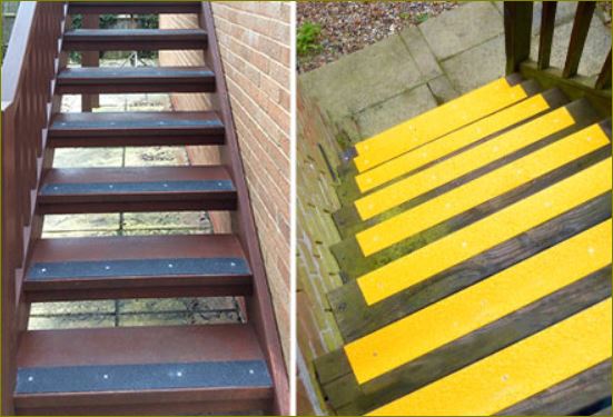 safety walkway Tape Anti-Slip Ladder Steel Grating แผ่นเทปกันลื่น ปิดจมูกขอบมุมคิ้วแผงครอบบันไดกันลื่นไฟเบอร์กล๊าส
