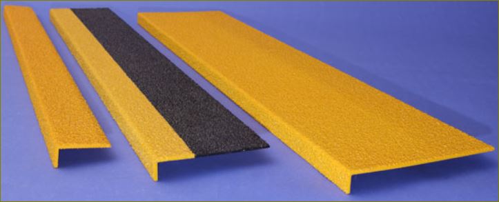 เทปกันลื่นกั้นเขต เทปตีเส้นสะท้อนแสงปิดจมูกและแผ่นลูกนอนบันได  Anti slip-resistance tread nosing Tape stairways