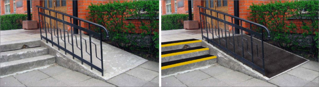 non-slip skid safefy walkway tape cover แผ่นกันลื่นบันไดแผ่นกันลื่นทางเดินทางลาดปิดผิวปูพื้น   เทปกันลื่นภายนอก   GrpAntiSlipSheets