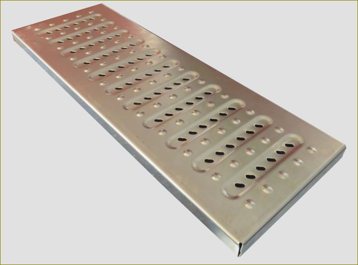 Twist Serrated Non-skid Heel Guard Stainless grating ตะแกรงแสตนเลสอลูมิเนียมเหล็กแผ่นเจาะรู 