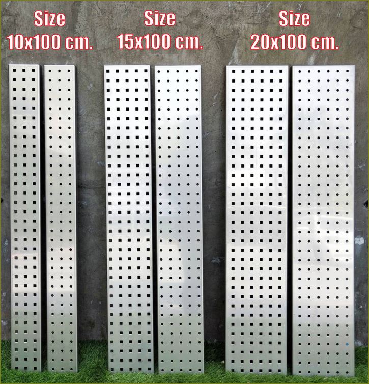 ฝาบ่อพักแผ่นพื้นคอนกรีตสำเร็จรูปตะแกรงระบายน้ำ Stainless Aluminium Expanded Metal floor Grating