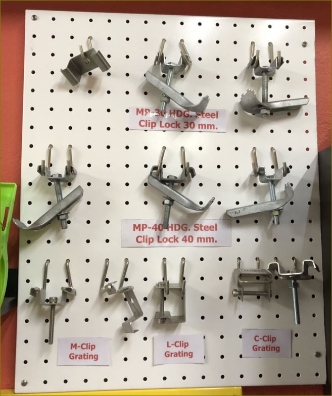 accessories Hook ฮุกตะขอลวดขาแขวนแผ่นกระดานเพ็คบอร์ดแขวนเก็บเครื่องมือช่าง Pegboard