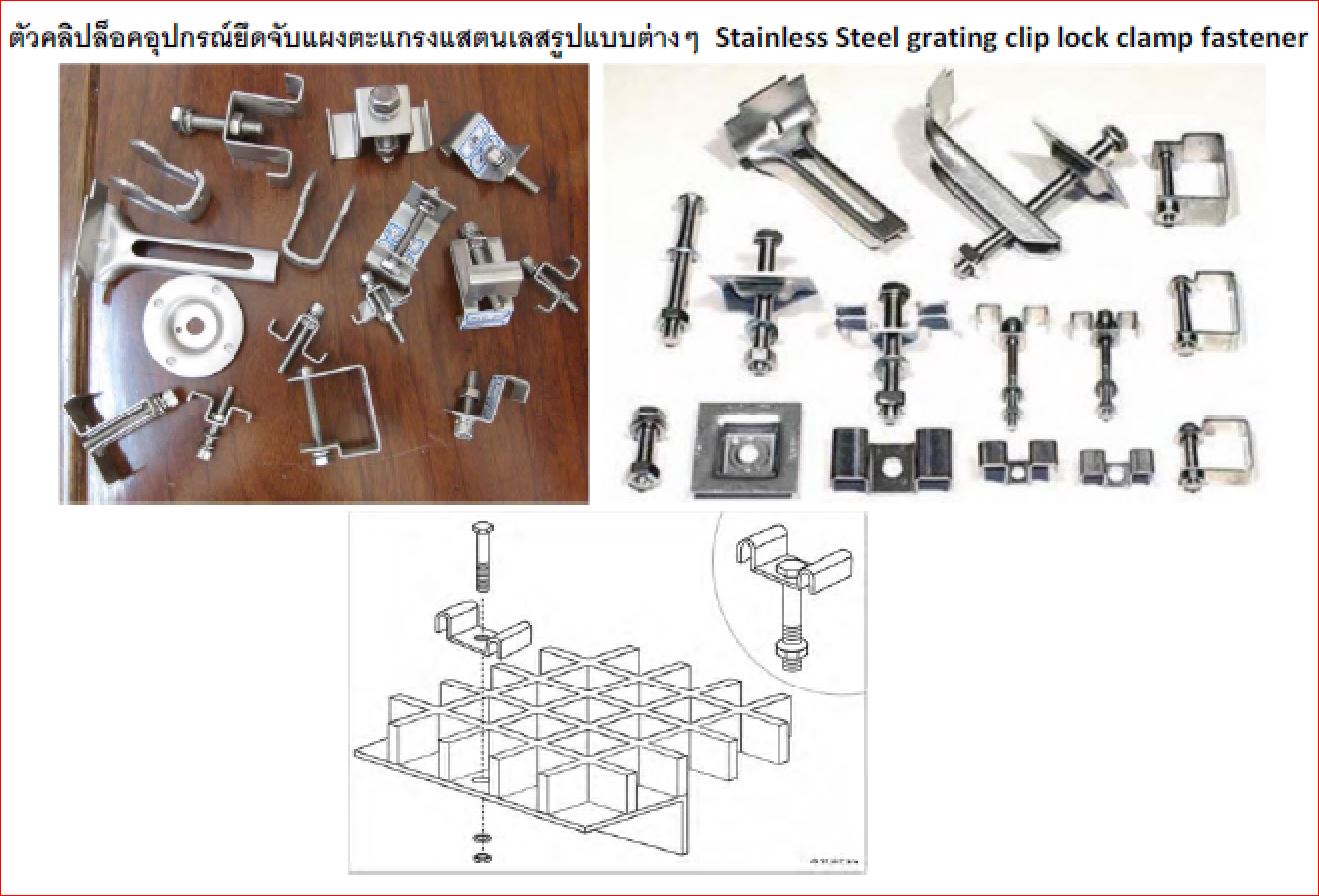 ǤԻͤػóִѺἧ蹵ç Saddle Clip fixing Lock Clamp Fastenal steel grating