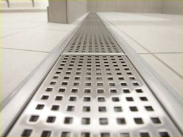 Trench drain Stainless Steel Grating Cover แผ่นฝ้า ระแนง บังตา  พาร์ทิชั่น