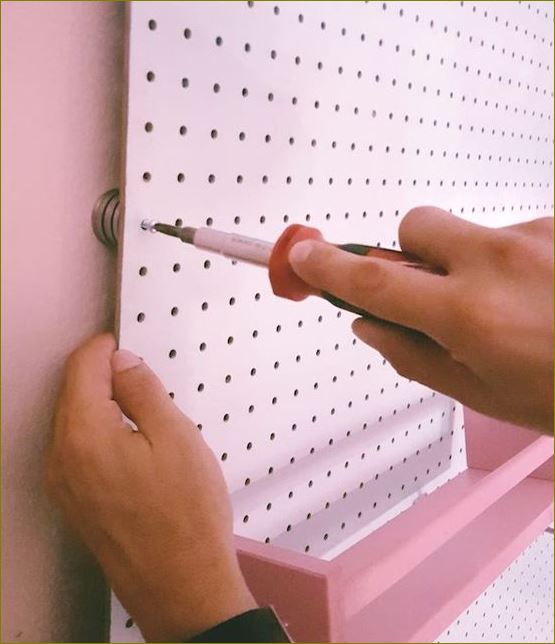 toolHooks ฮุกตะขอลวดขาแขวนเพ็คบอร์ดPegboard tools กระดานเพ็กบอร์ด