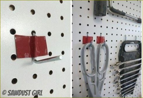 PegboardHookShelvesDIYToolOrganizerHolderWallMountedRackKit дҹ硺 ؤТǴǹ꡺