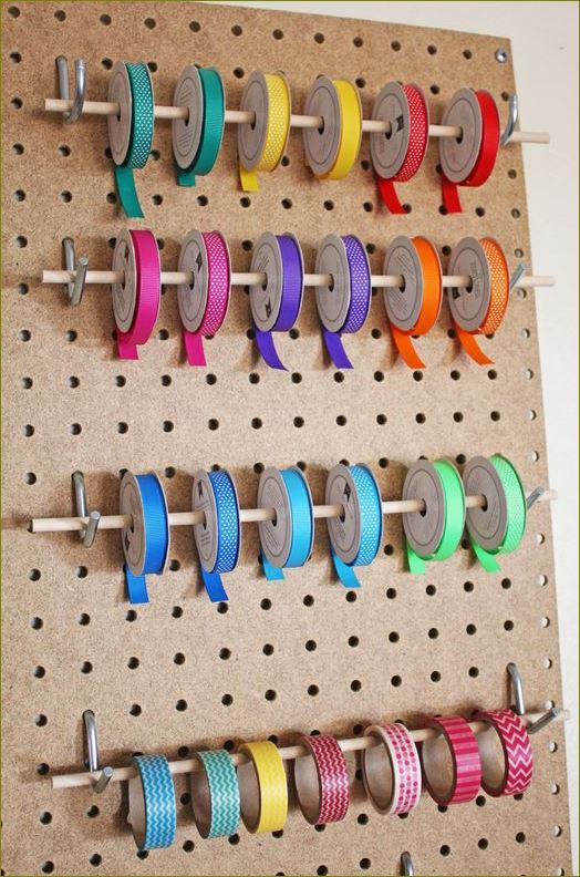 ꡺ PegboardHookShelvesDIYToolOrganizerHolderWallMountedRackKit ءТǴǹ示