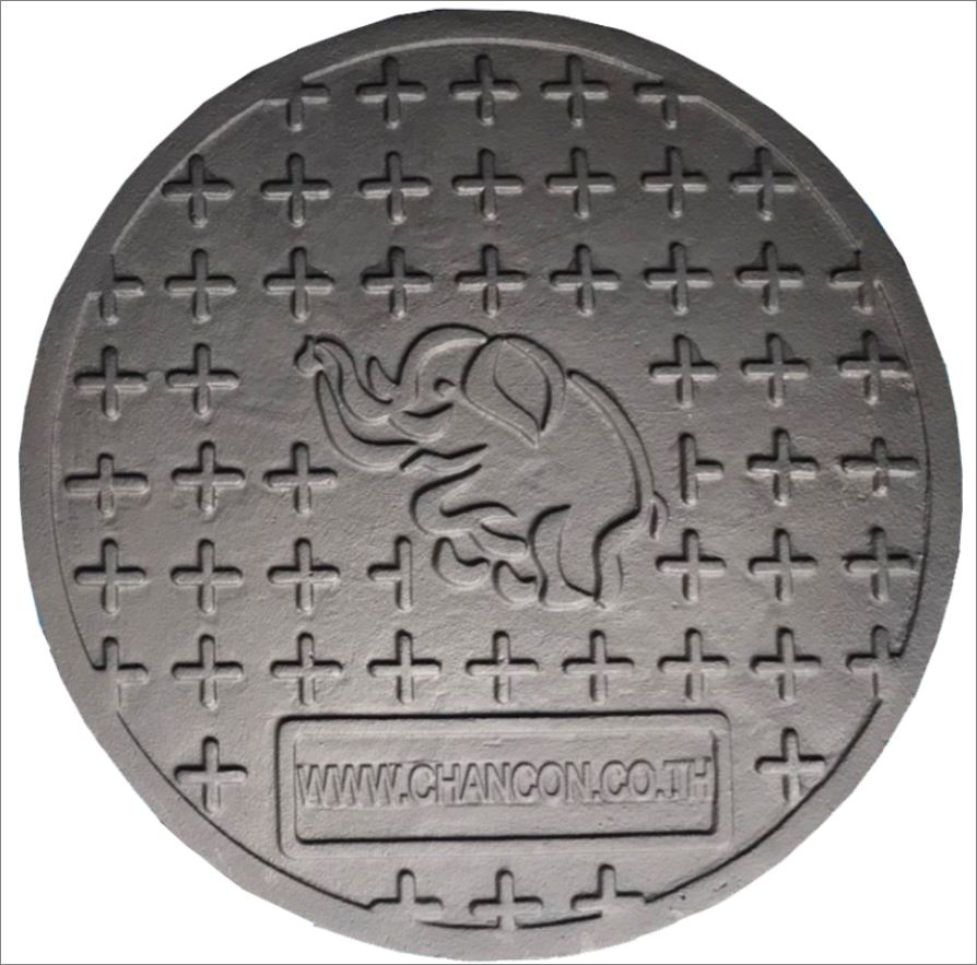 CastDuctile Iron Manhole Covers Frames แมนโฮลโคล๊ฟเวอร์ปิดบ่อเกรอะฝาปิดบ่อท่อพักเหล็กหล่อเหนียวระบบบำบัดน้ำเสีย