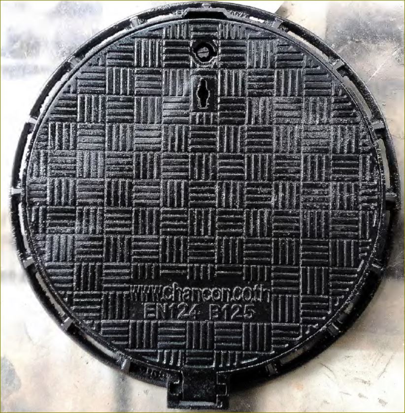 CastDuctile Iron Manhole Covers Frames ฝาท่อระบายน้ำเหล็กหล่อเหนียวเกรตติ้งตะแกรง