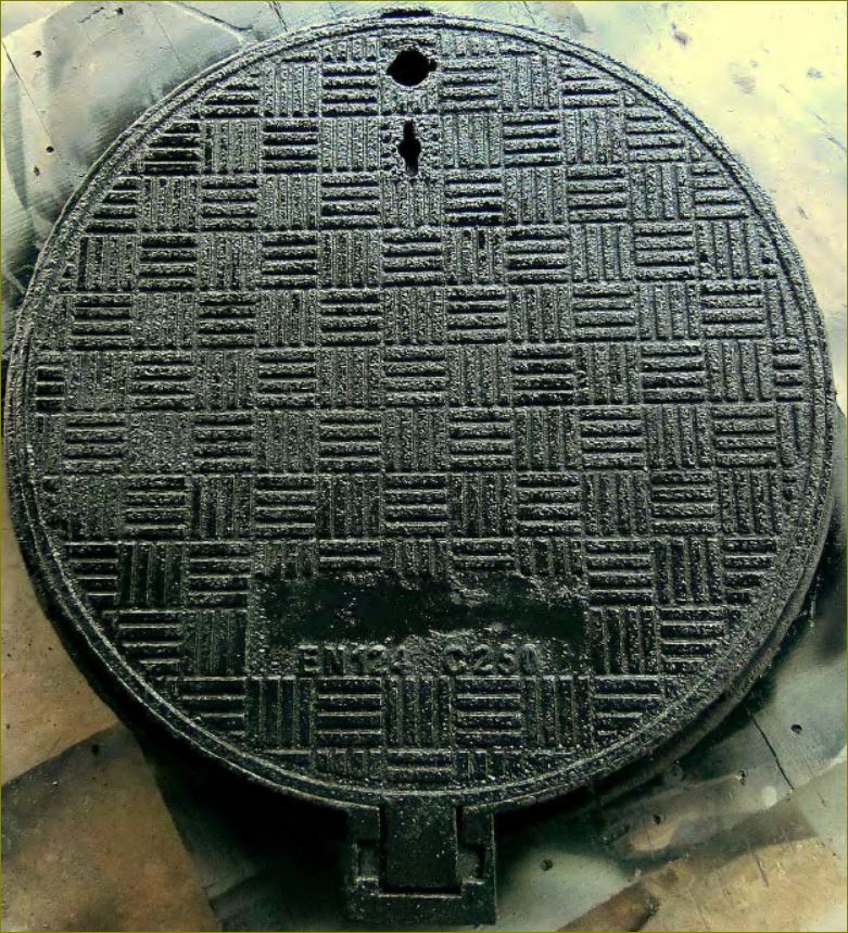 sewer drain ductile manhole cover ฝาปิดบ่อพักท่อระบายน้ำเหล็กหล่อเหนียว