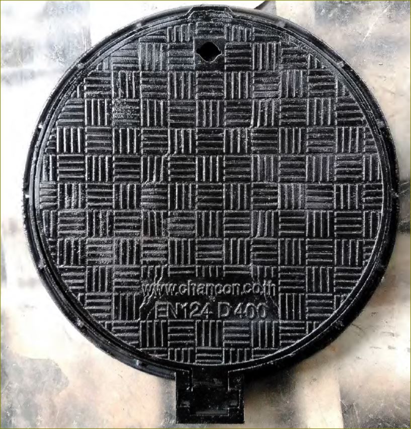 CastDuctile Iron Manhole Covers Frames ฝาท่อตะแกรงเกรตติ้งระบายน้ำเหล็กหล่อเหนียว