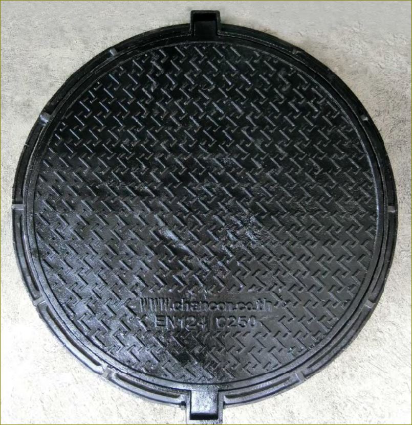  เกรตติ้งตะแกรงระบายน้ำฝาปิดบ่อครอบท่อพัก CastDuctile Iron Manhole Covers Frames grating