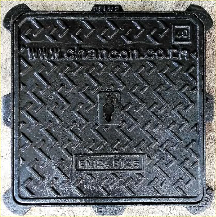 Cast iron Ductile manhole cover เกรตติ้งตะแกรงฝาปิดบ่อพักท่อระบายน้ำเหล็กหล่อเหนียว