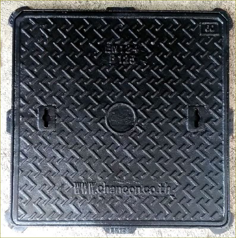 ฝาท่อระบายน้ำเหล็กหล่อเหนียวเกรตติ้งตะแกรง CastDuctile Iron Manhole Covers Frames 