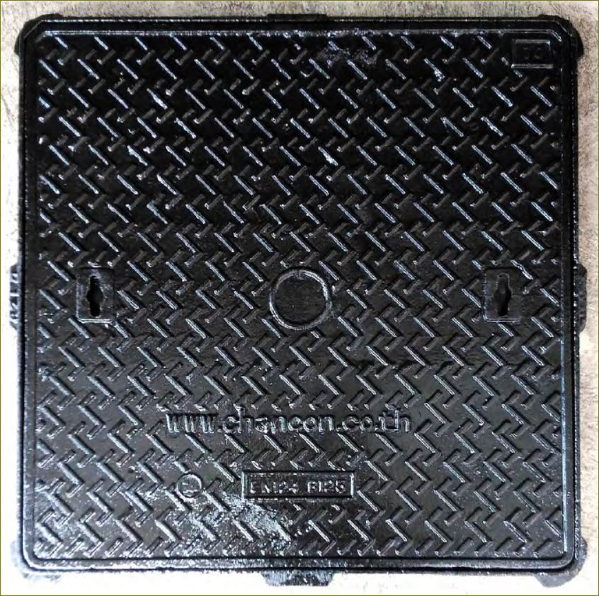 sewer drain ductile manhole cover แมนโฮลฝาปิดบ่อพักท่อระบายน้ำเหล็กหล่อเหนียว