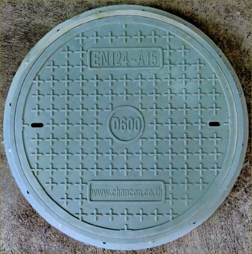 ฝาปิดท่อระบายน้ำ ฝาบ่อพักเหล็กหล่อ fibre glass ManholeCOVER Grating