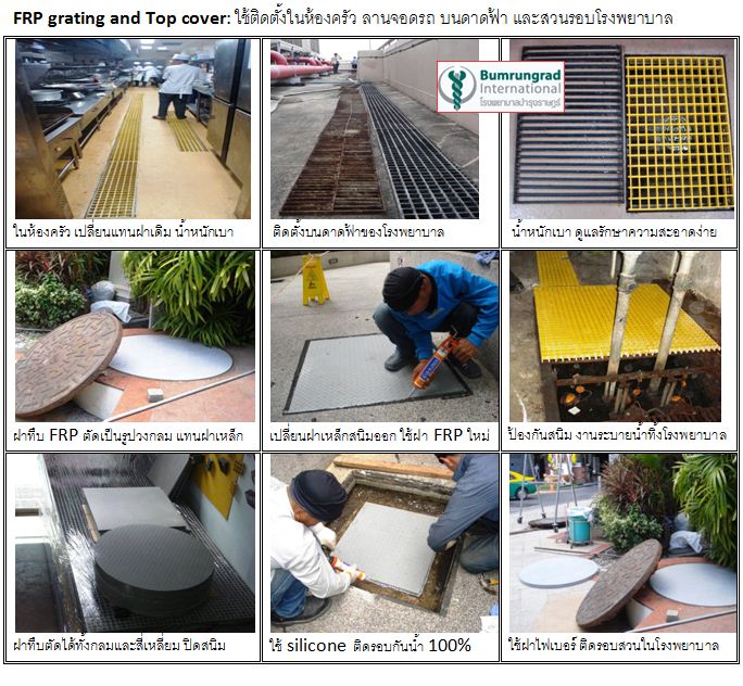 FRP Steel overflow swimming pool grating manhole cover ตะแกรงเหล็กฝาปิดบ่อท่อพักระบายน้ำ