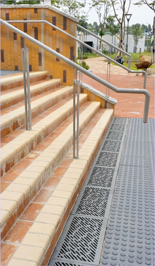 ตะแกรงเหล็กระบายน้ำเลเซอร์ฉลุลายพับเจาะรูดีไซน์ตกแต่ง Metal Perforate Cutting Laser CNC Gutter Trench Drain Grating