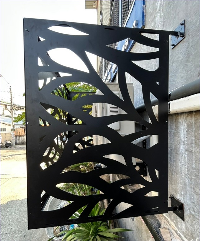 Air Conditioner Compressor Louver Ventilation Cover Screen หน้ากากซ่อนแอร์คอมเพรสเซอร์เบี่ยงลมร้อน