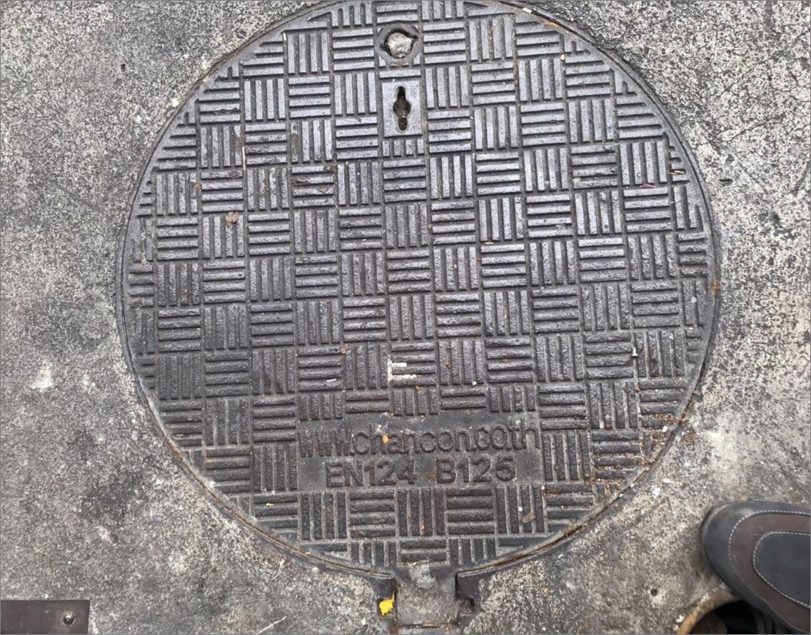 Ductile Cast Iron Drainage Manhole Cover ฝาแมนโฮลปิดบ่อเกรอะ ฝาท่อพักเหล็กหล่อเหนียวระบบบำบัดน้ำเสียสำเร็จรูป 