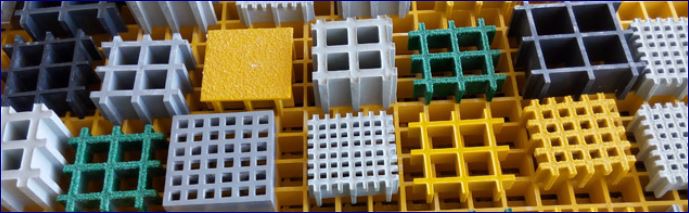 ตะแกรงระบายน้ำเหล็กไฟเบอร์กล๊าส FRP Fibreglass steel Grating