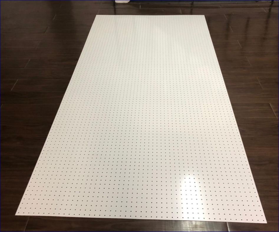 Modern Golden Stainless Pegboard Decorative Laser Cut Partition Panel Screen แผ่นกระดานเพ็กบอร์ด แขวนเก็บอุปกรณ์เครื่องมือช่าง