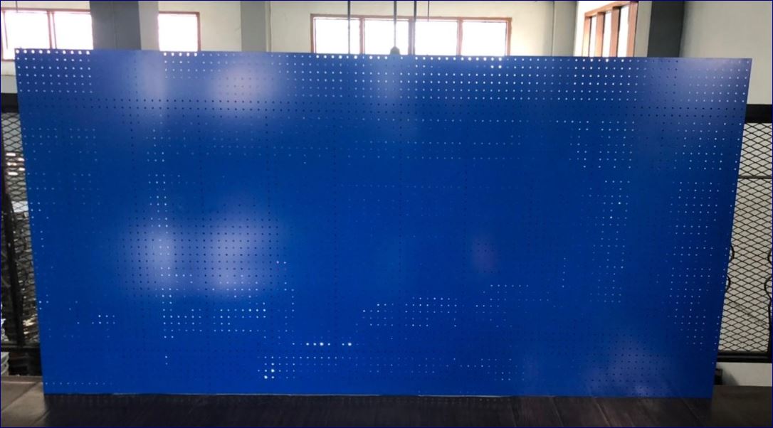 Modern Golden Stainless Pegboard Decorative Laser Cut Partition Panel Screen แผ่นกระดานเพ็กบอร์ด แขวนเก็บอุปกรณ์เครื่องมือช่าง