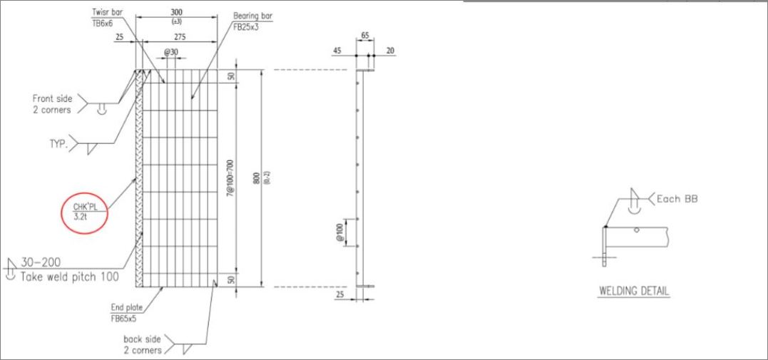 GalvanizedFlatBarSteelNonSlipperyStaircaseNosingTreadLadderGrating ç鹺ѹغʹٻ١ѹ䴡ѹ