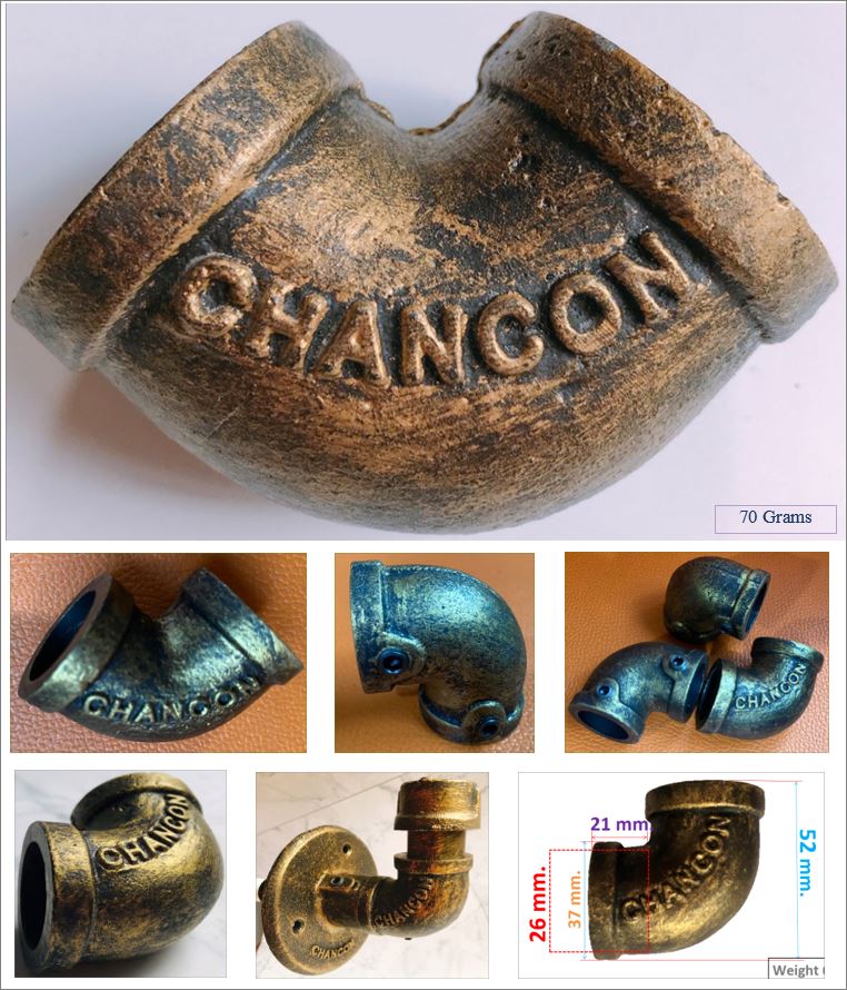 ҧͧǹ駩ҡѺͻлҵԴѧ觺ҹ rusticgoldcolor PlumbingBracket PipeShelvesFurnitureDecoration DIYLoftCraftBracket