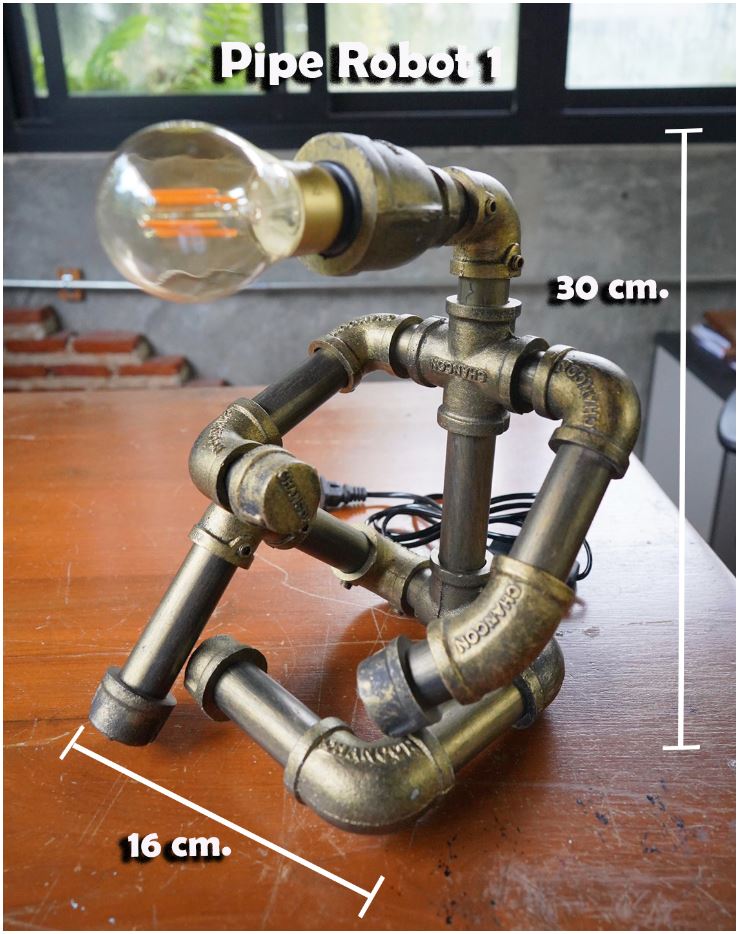 ¹硵ҧԴѧ 쵡觺ҹҹ   IndustrialSteampunkDeskTablePipeLampRobot