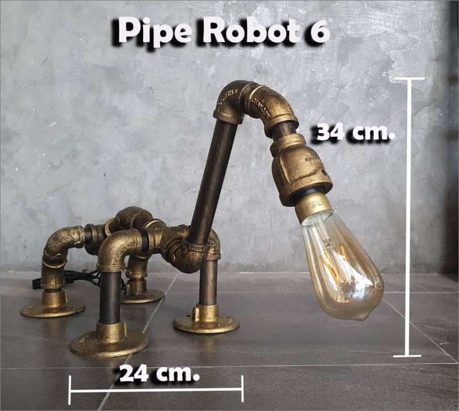 ¹硵ҧԴѧ ͧѭ觺ҹҹ   CuteHomeGiftSet TableLightingPipeLampRobot