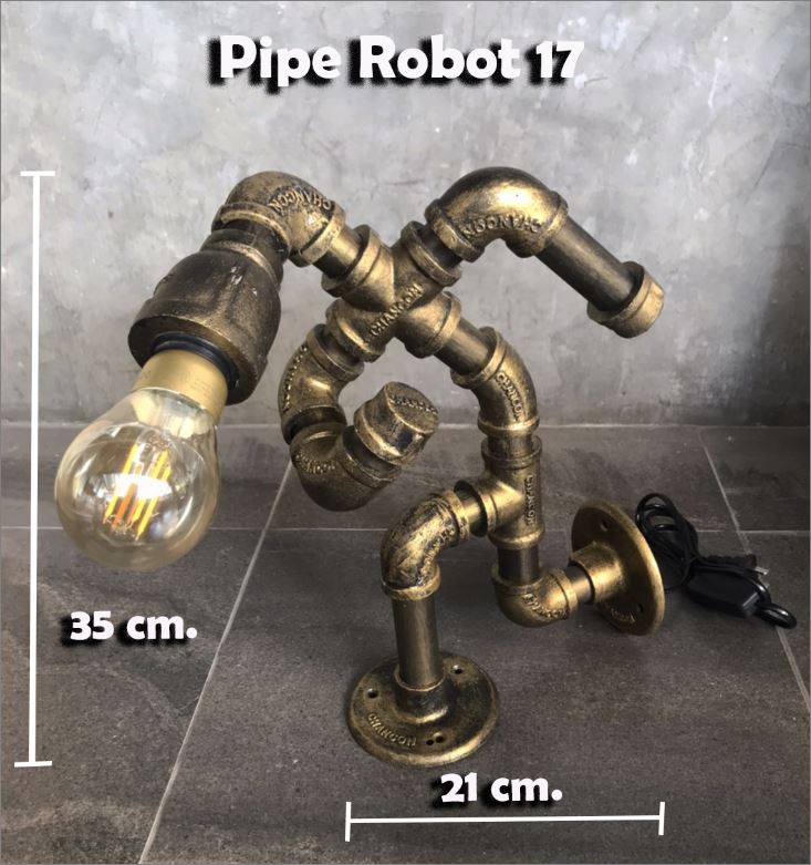 ¹硵ҧԴѧ 쵡觺ҹҹ   IndustrialSteampunkDeskTablePipeLampRobot