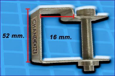 SUS316 Stainless Steel Grating Saddle clip lock อุปกรณ์ตัวคลิปล็อคสแตนเลสยึดจับแผงตะแกรงเหล็กไฟเบอร๊กล๊าส