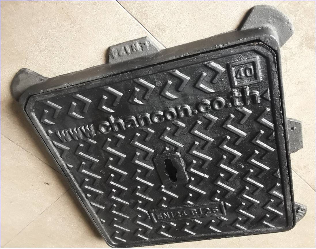 ผลิตและจำหน่ายแมนโฮลโคล๊ฟเวอร์ปิดบ่อเกรอะฝาปิดบ่อท่อพักเหล็กหล่อเหนียวระบบบำบัดน้ำเสีย sell ductile cast iron Manhole Grating Cover Knack